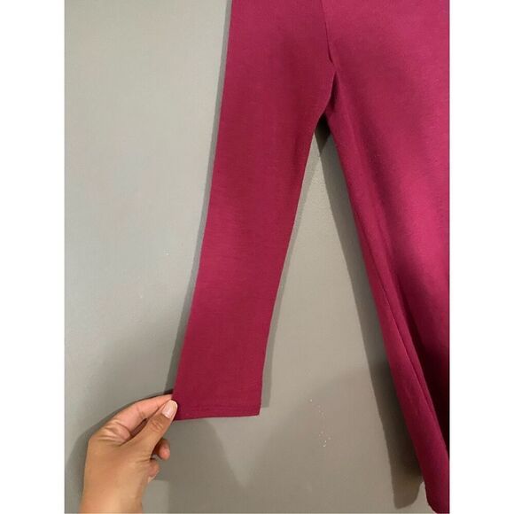 Emerald Long Sleeve Irregular Hem Tunic Top With Faux Buttons S - Picture 4 of 6